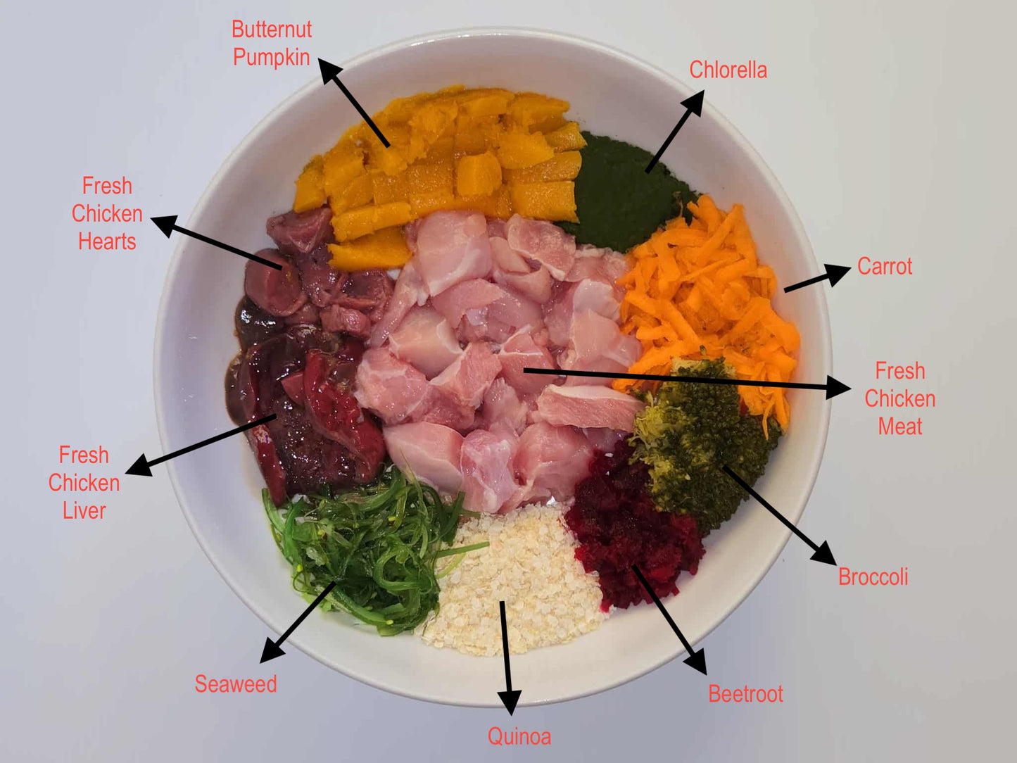 Artisan Handmade Adult Dog Food - Chicken, Pumpkin & Quinoa Bowl